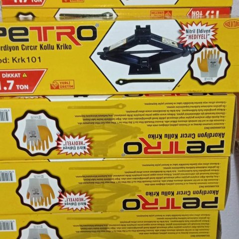 Oto Araç Krikosu Cırcırlı Kriko Makaslı Tip 1,5 Ton Akordiyon