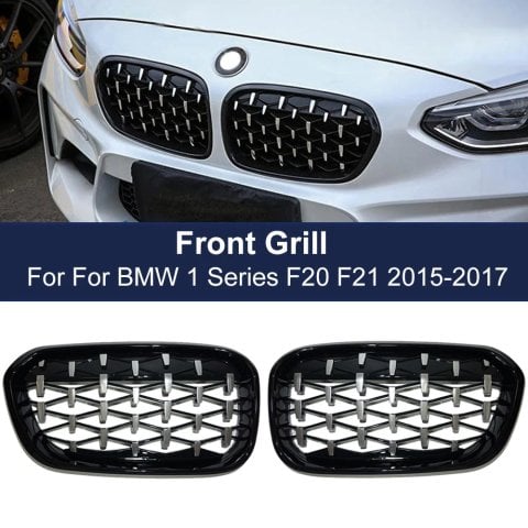Bmw 1 Serisi F20 Ön Panjur Böbrek Diamond Model OEM 2015-2019