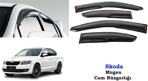 Skoda Octavia Mugen Cam Kenar Rüzgarlığı 2013-