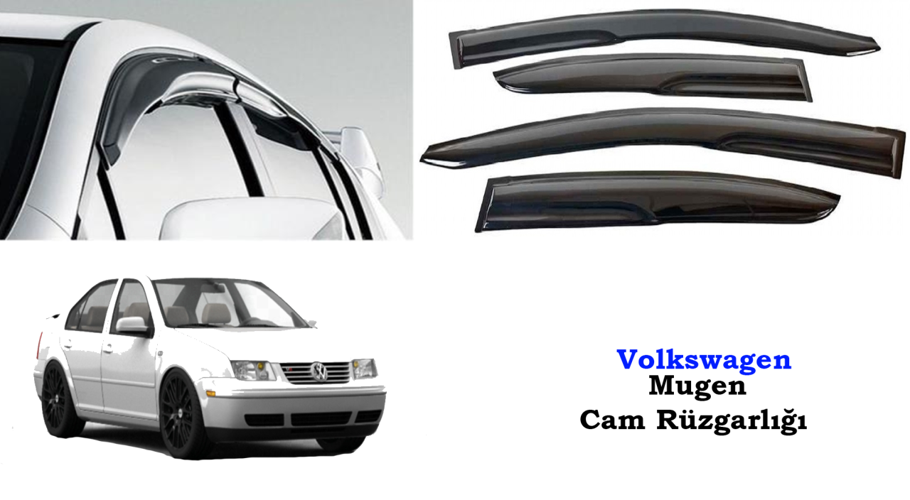 Volkswagen Bora Mugen Cam Kenar Rüzgarlığı