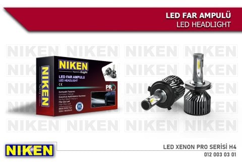 H4 Led Xenon Far Ampulü Yeni Nesil Pro Niken