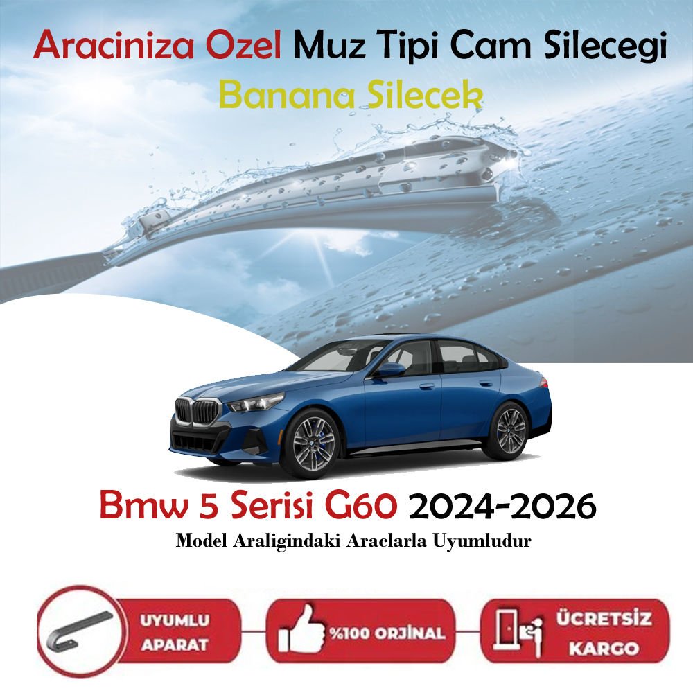 Bmw 5 Serisi G60 Muz Silecek Takımı 2024-2026