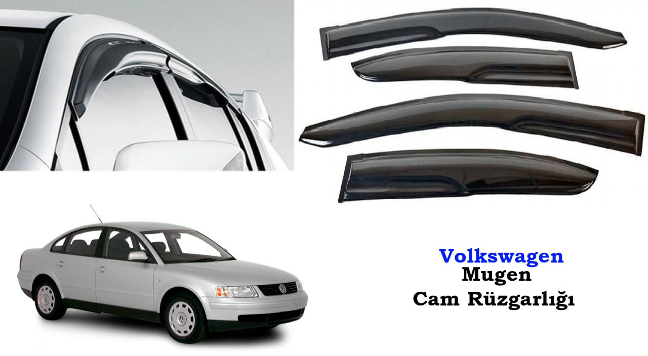 Volkswagen B5 Passat Mugen Cam Kenar Rüzgarlığı 1998-2003