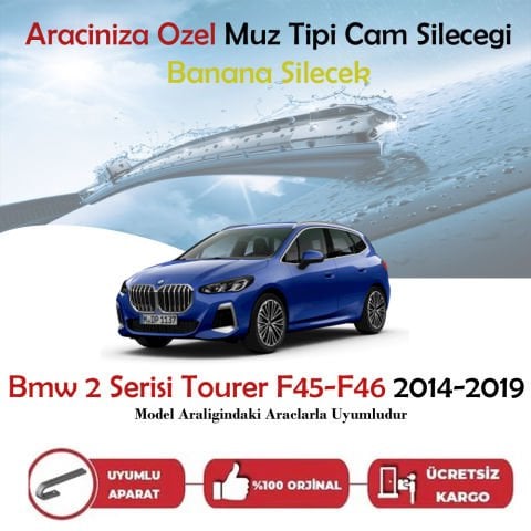 Bmw 2 Serisi Tourer F45 F46 Muz Silecek Takımı 2014-2019