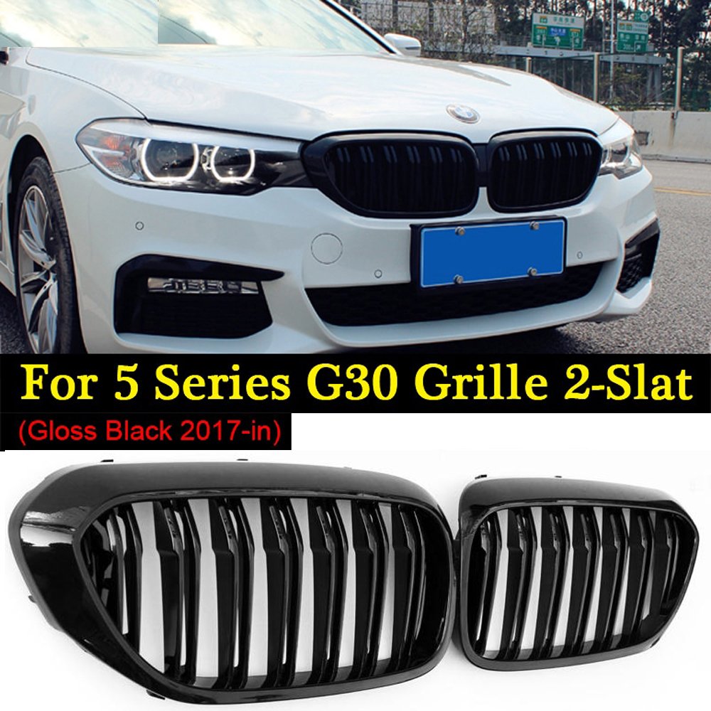 Bmw 5 Serisi G30 F90 Ön Panjur Piano Black M5 Izgara Böbrek