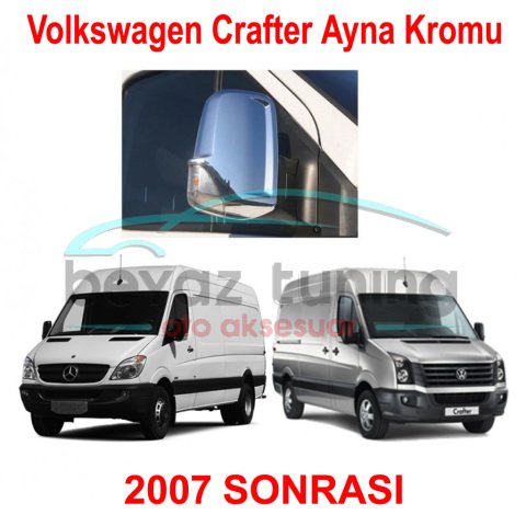 Volkswagen Crafter Ayna Kapağı Kromu Nikelajı