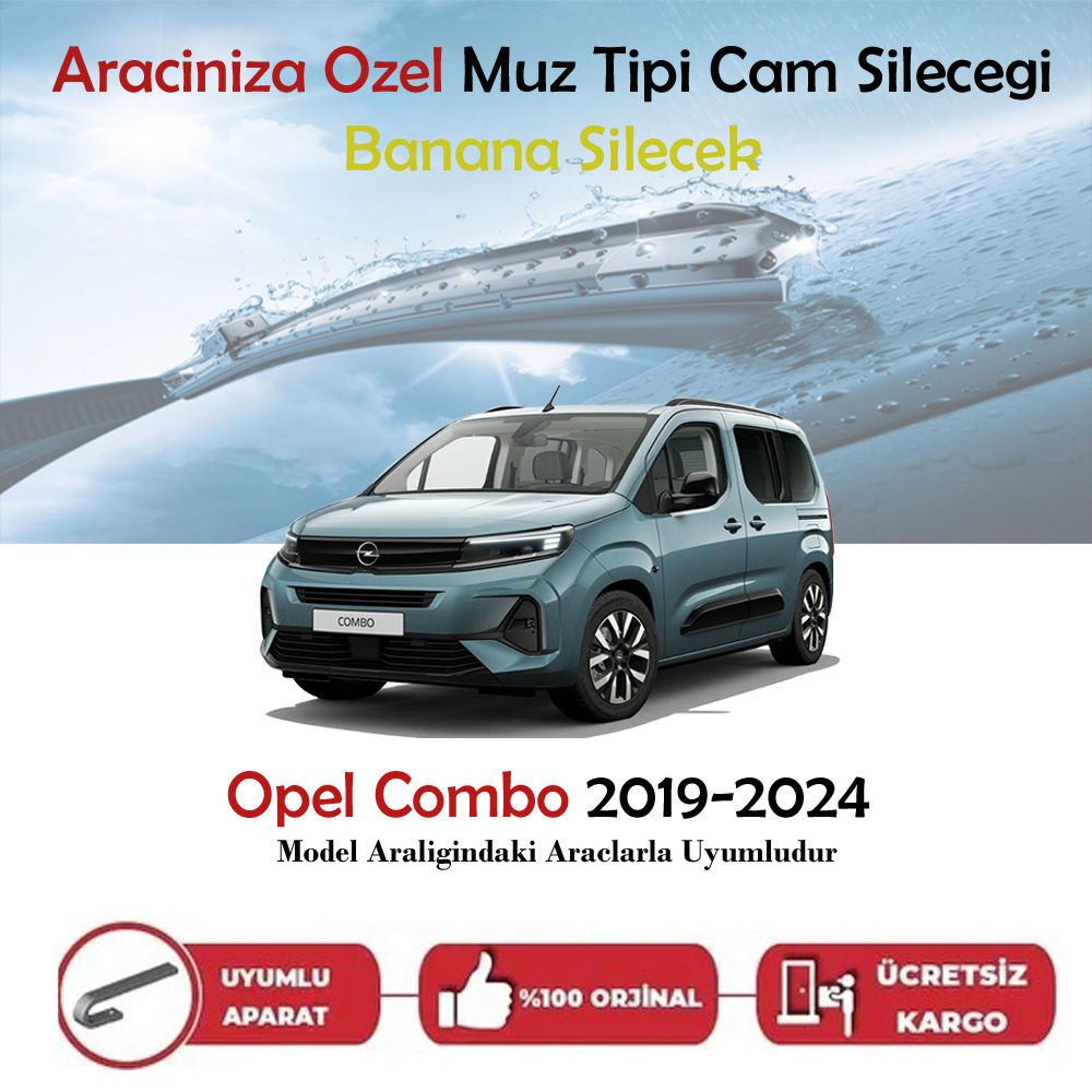 Opel Combo  Muz Silecek Takımı 2019-2024