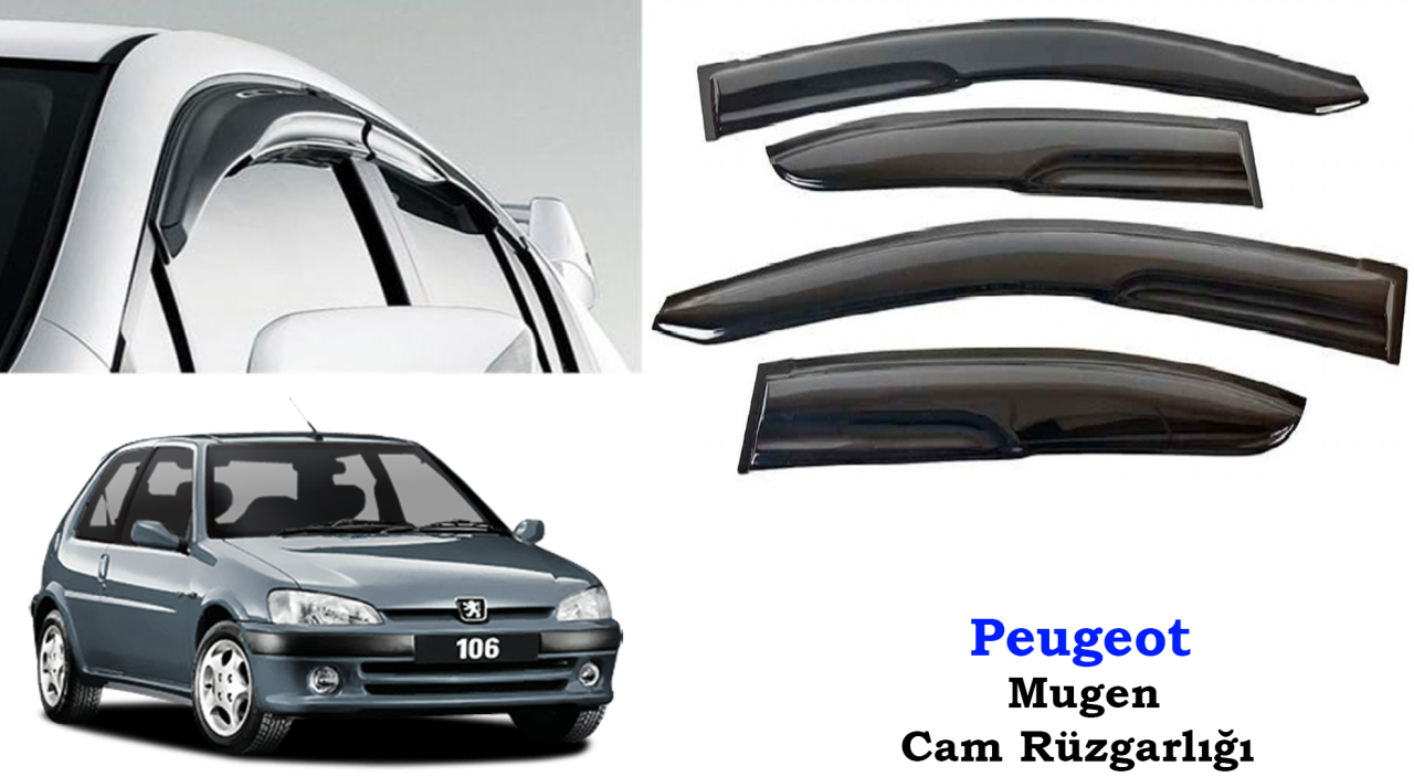 Peugeot 106 Mugen Cam Kenar Rüzgarlığı