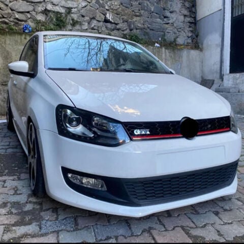 Volkswagen Polo 6R GTi Kırmızı Şeritli Ön Panjur 2009-2014