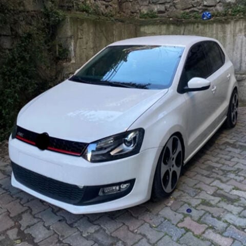 Volkswagen Polo 6R GTi Kırmızı Şeritli Ön Panjur 2009-2014