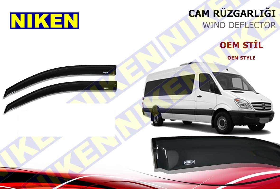 Volkswagen Crafter Cam Rüzgarlığı Niken 2007 Sonrası 2li