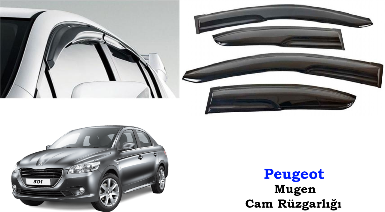 Peugeot 301 Mugen Cam Kenar Rüzgarlığı