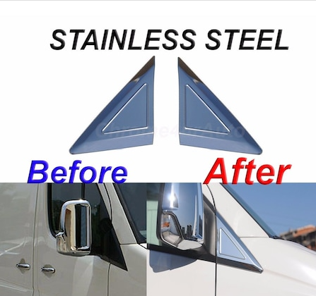 Volkswagen Crafter Ayna Kelebek Kromu Nikelajı