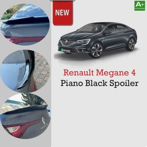 Renault Megane 4 Spoiler  Piano Black