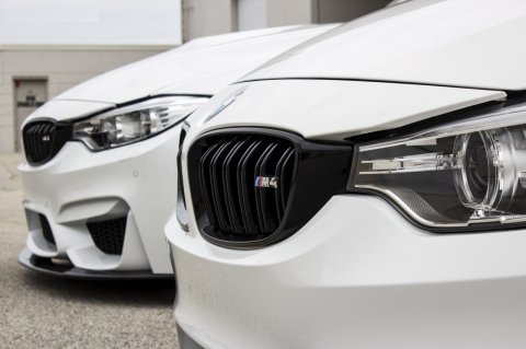 Bmw 4 Serisi F32 Ön Panjur Böbrek M4 Model OEM Piano Black