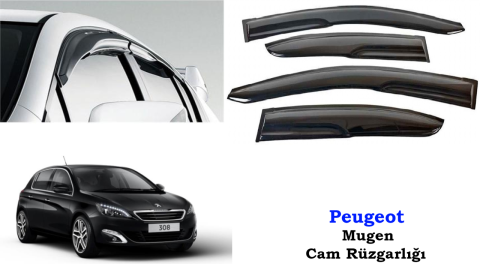 Peugeot 308 Mugen Cam Kenar Rüzgarlığı 2007-2013 Arası