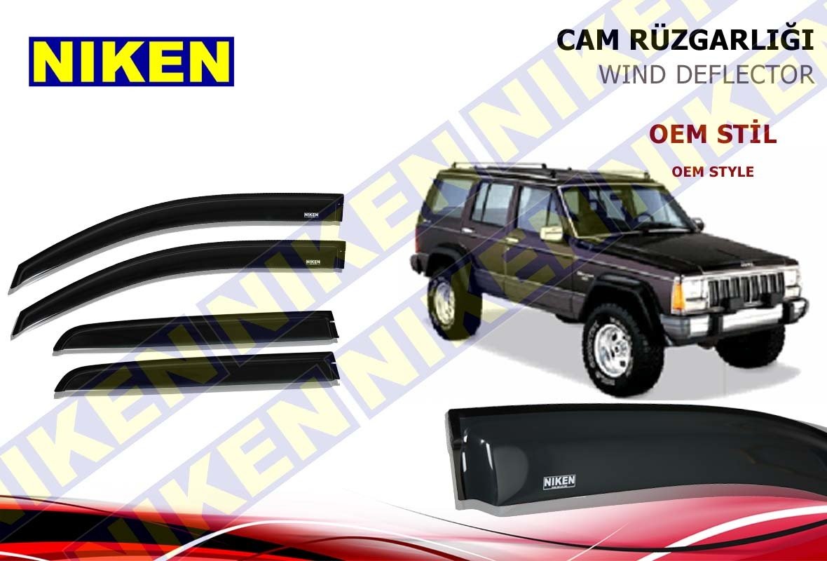 Jeep Grand Cherokee XJ Cam Rüzgarlığı 1984-2001 Arası Niken
