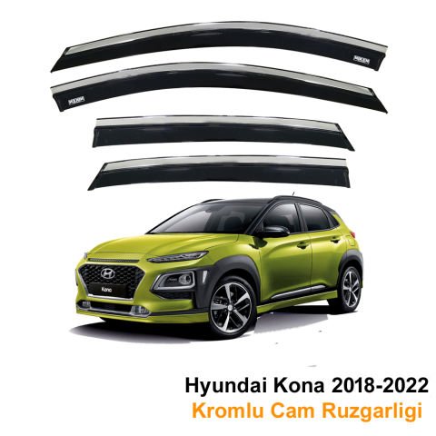 Hyundai Kona Kromlu Cam Rüzgarlığı Niken 2018-2022