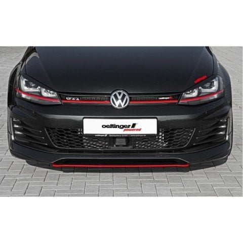 Volkswagen Golf 7 Ön Panjur Oettinger Kırmızı Şeritli Siyah