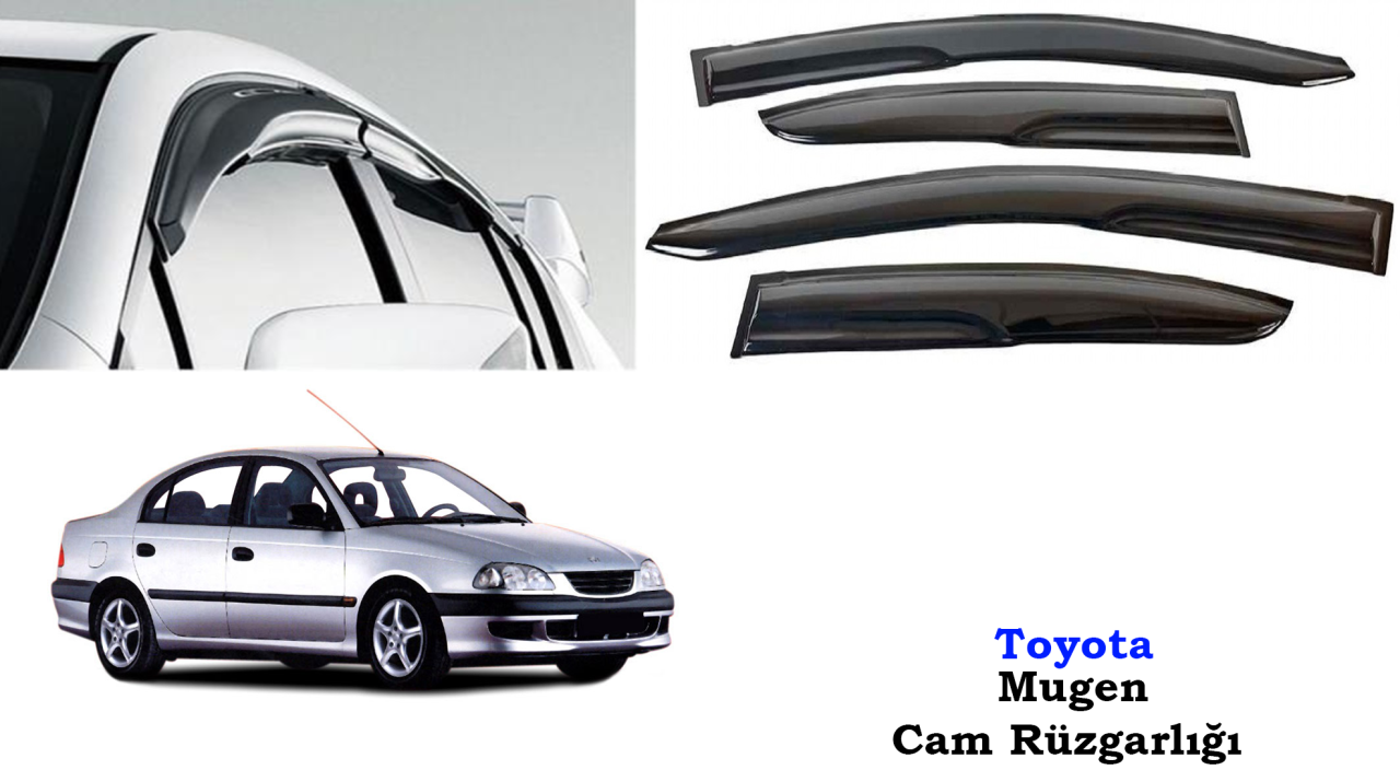 Toyota Avensis Mugen Cam Kenar Rüzgarlığı 1997-2002