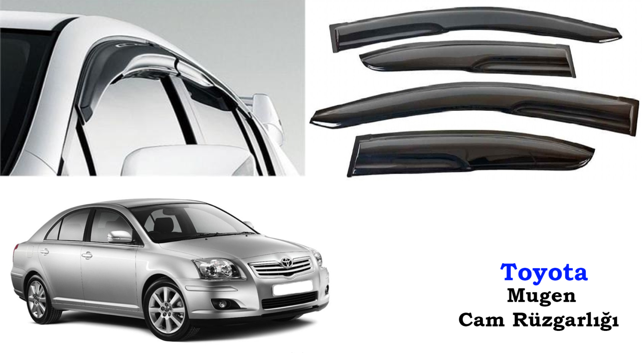 Toyota Avensis Mugen Cam Kenar Rüzgarlığı 2003-2009
