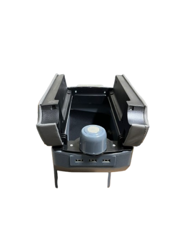 Her Araca Uygun Çok Fonksiyonlu Kolçak Kol Dayama  6 USB li Gri