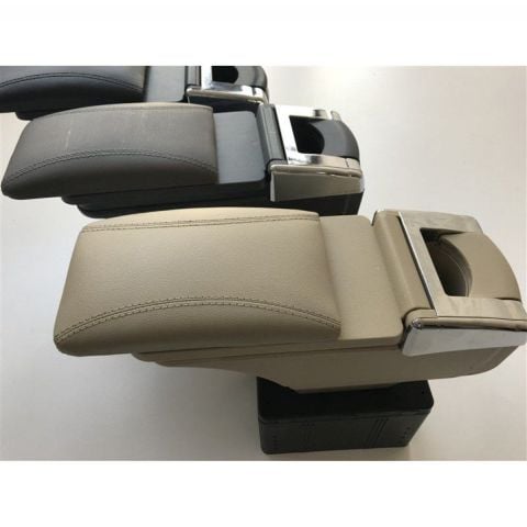 Sürgülü Kolçak Kol Dayama Bardaklık ve Küllüklü Gri