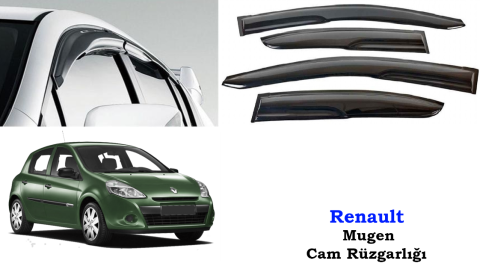 Renault Clio 3 HB Mugen Cam Kenar Rüzgarlığı 2005-2011