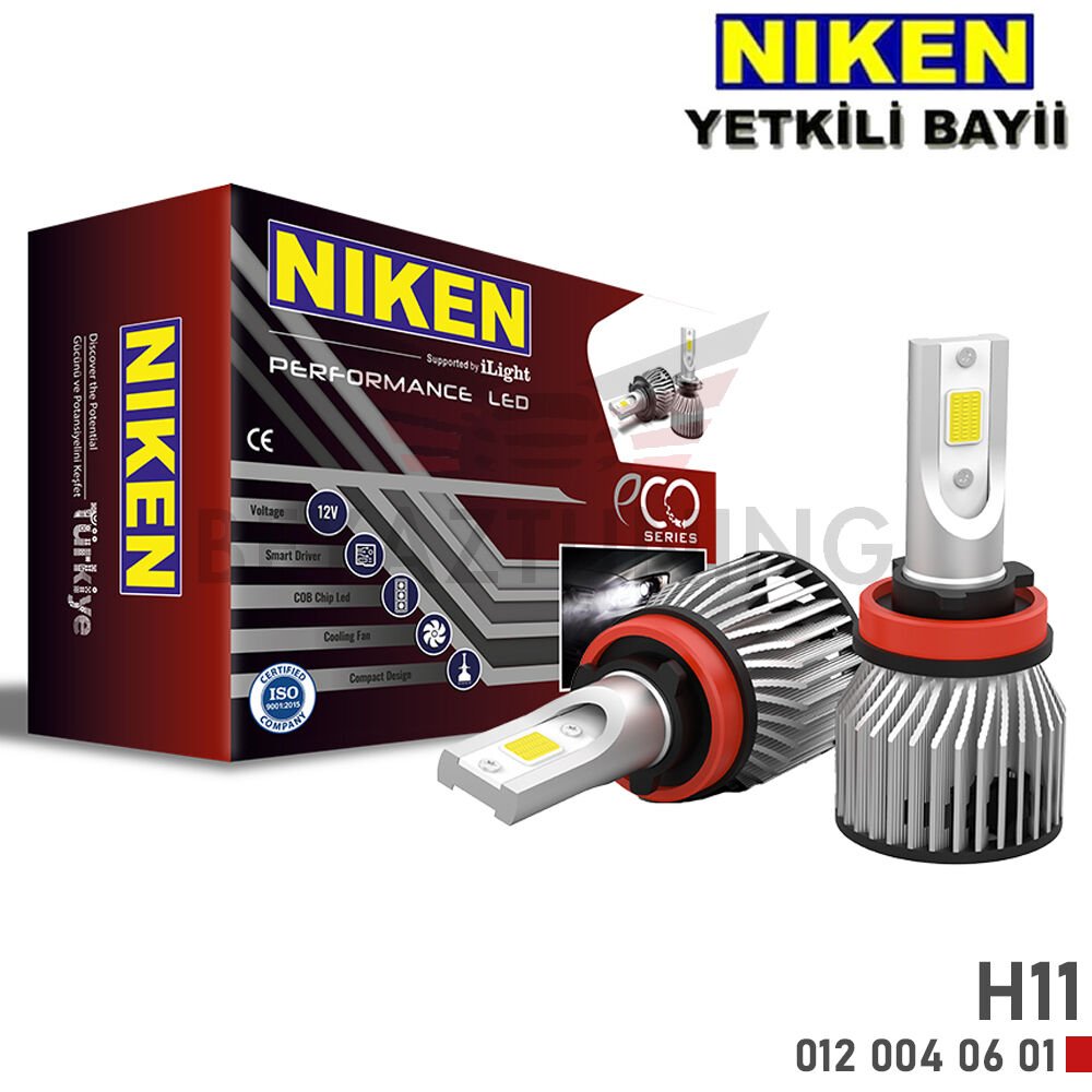 H11 Led Xenon Far Ampulü Eco Niken 8000 Lümen