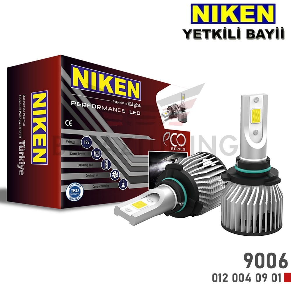 9006 HB4 Led Xenon Far Ampulü Eco Niken 8000 Lümen