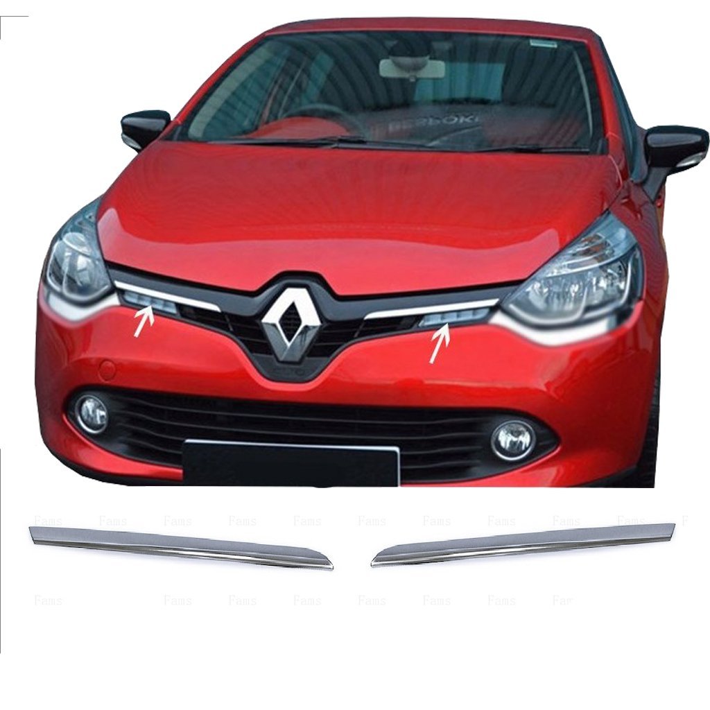 Renault Clio 4 Ön Panjur Kromu Nikelajı