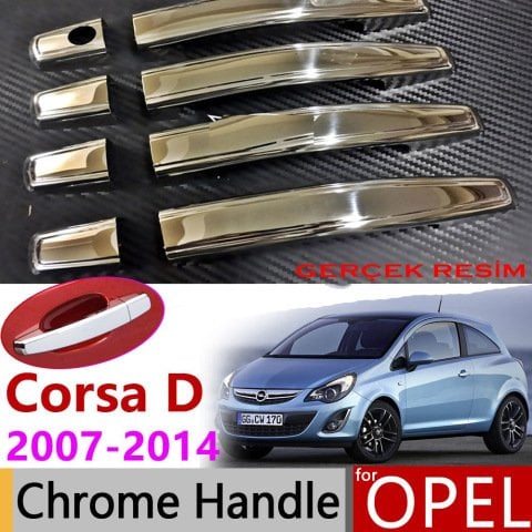 Opel Corsa D Kapı Kolu Kromu Nikelajı