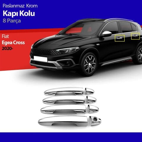 Fiat Egea Cross Kapı Kolu Kromu Nikelajı