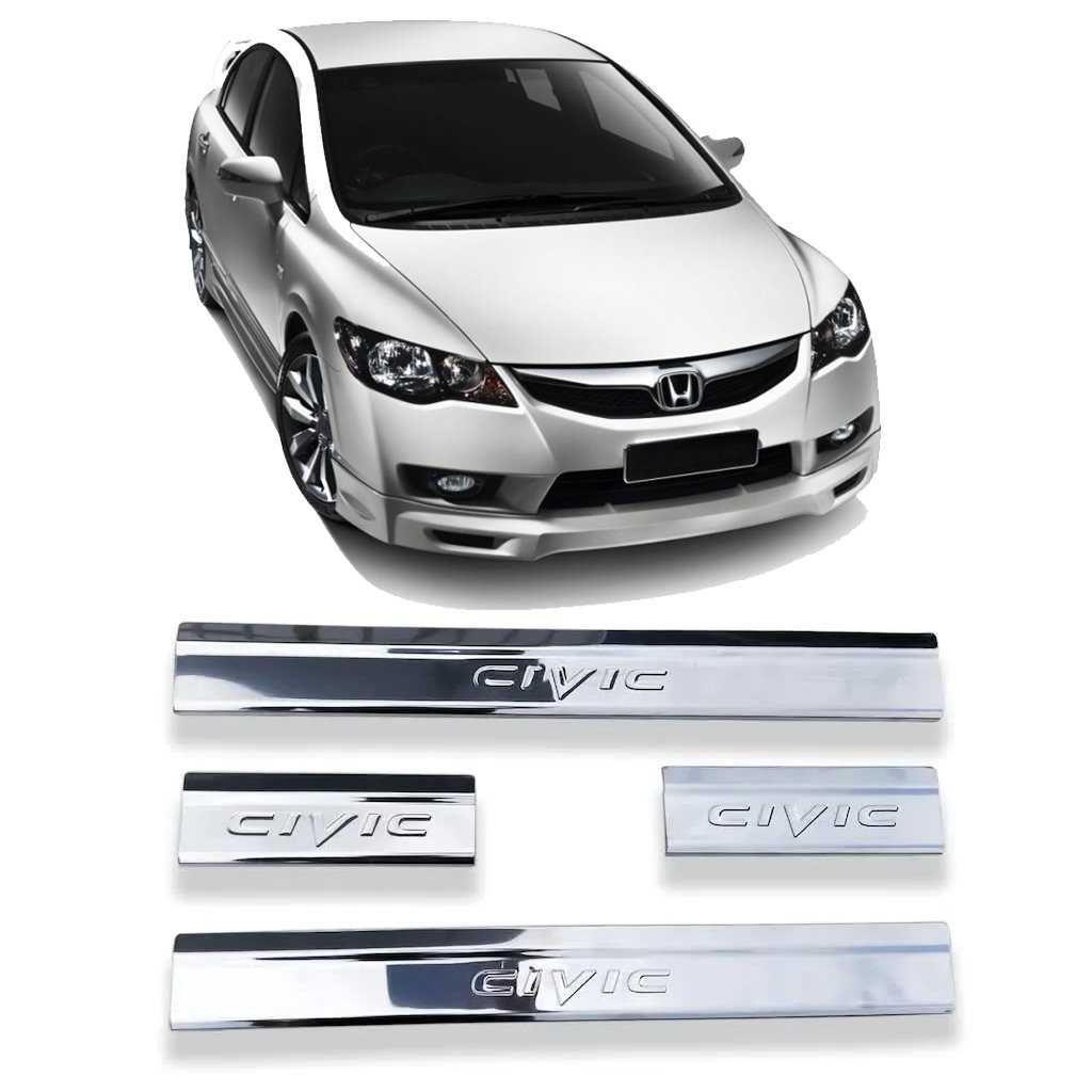 Honda Civic Fd6 Kapı Eşiği Kromu Nikelajı 2006-2012