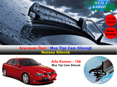 Alfa Romeo 156 Muz Silecek Takımı