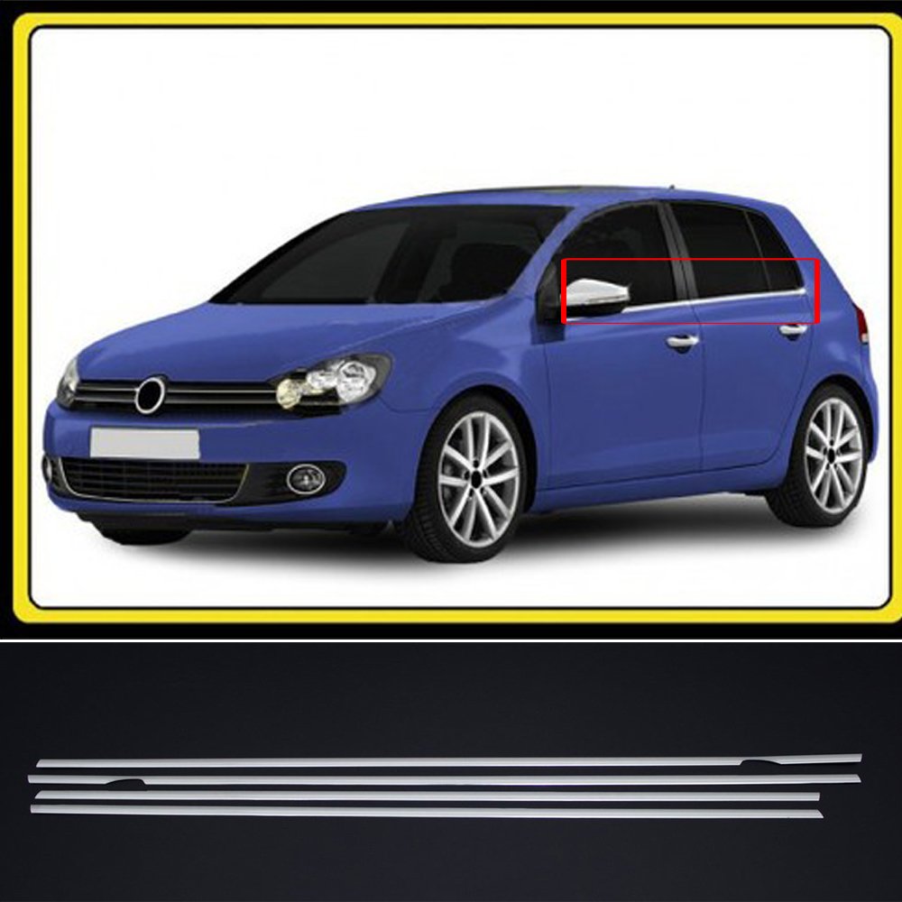 Volkswagen Golf 6 Cam Çıtası Alt Kromu Nikelajı