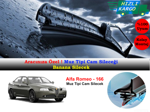 Alfa Romeo 166 Muz Silecek Takımı