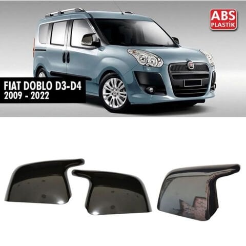 Fiat Doblo Yarasa Ayna Kapağı Batman Parlak Siyah Piano Black