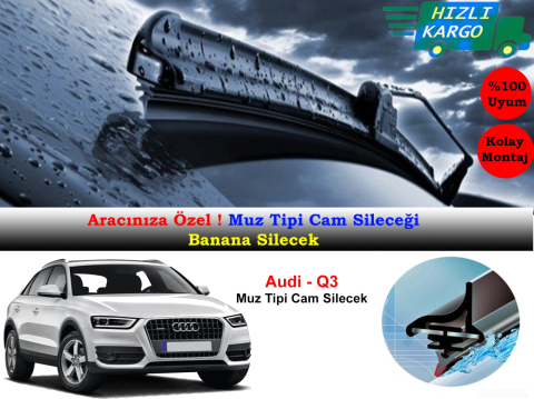 Audi Q3 2012 Muz Silecek Takımı