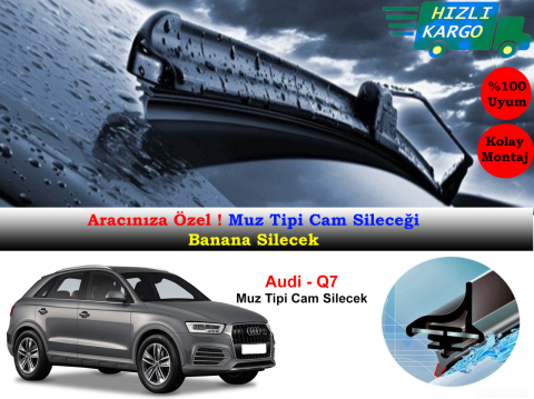 Audi Q7 Muz Silecek Takımı 2016 Sonrası