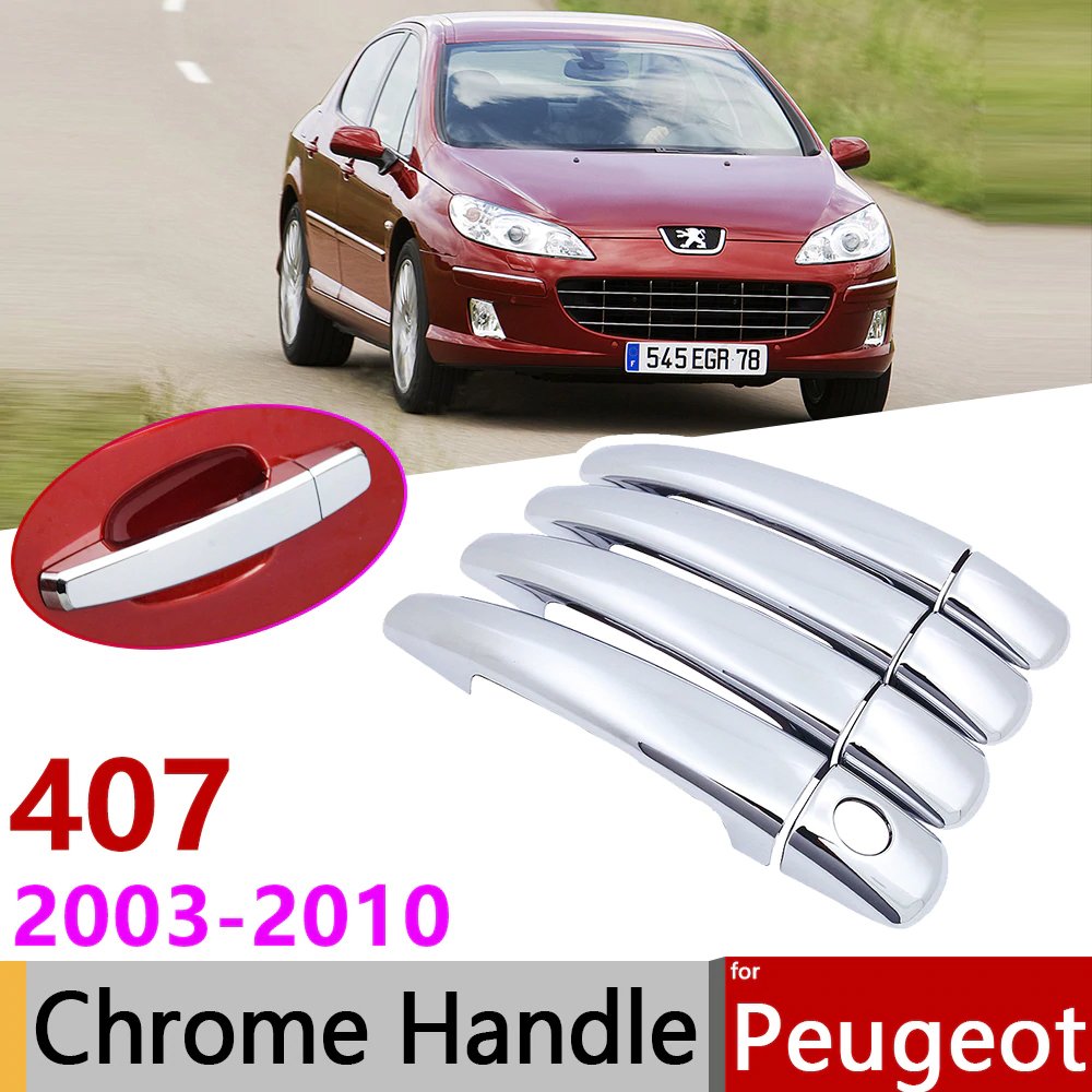 Peugeot 407 Kapı Kolu Kromu Nikelaj
