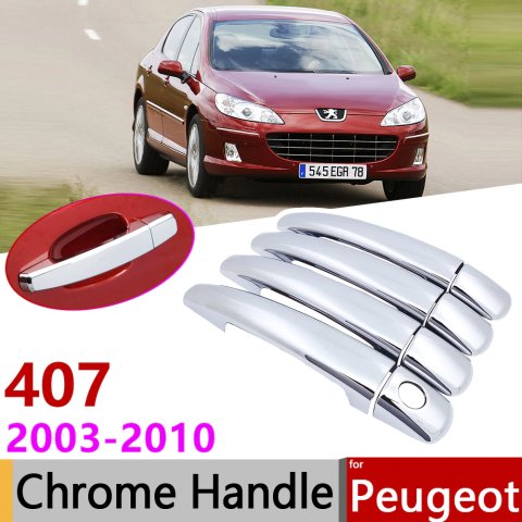 Peugeot 407 Kapı Kolu Kromu Nikelaj