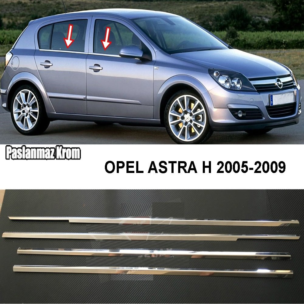 Opel Astra H Alt Cam Çıtası Kromu Nikelajı 2004-2010