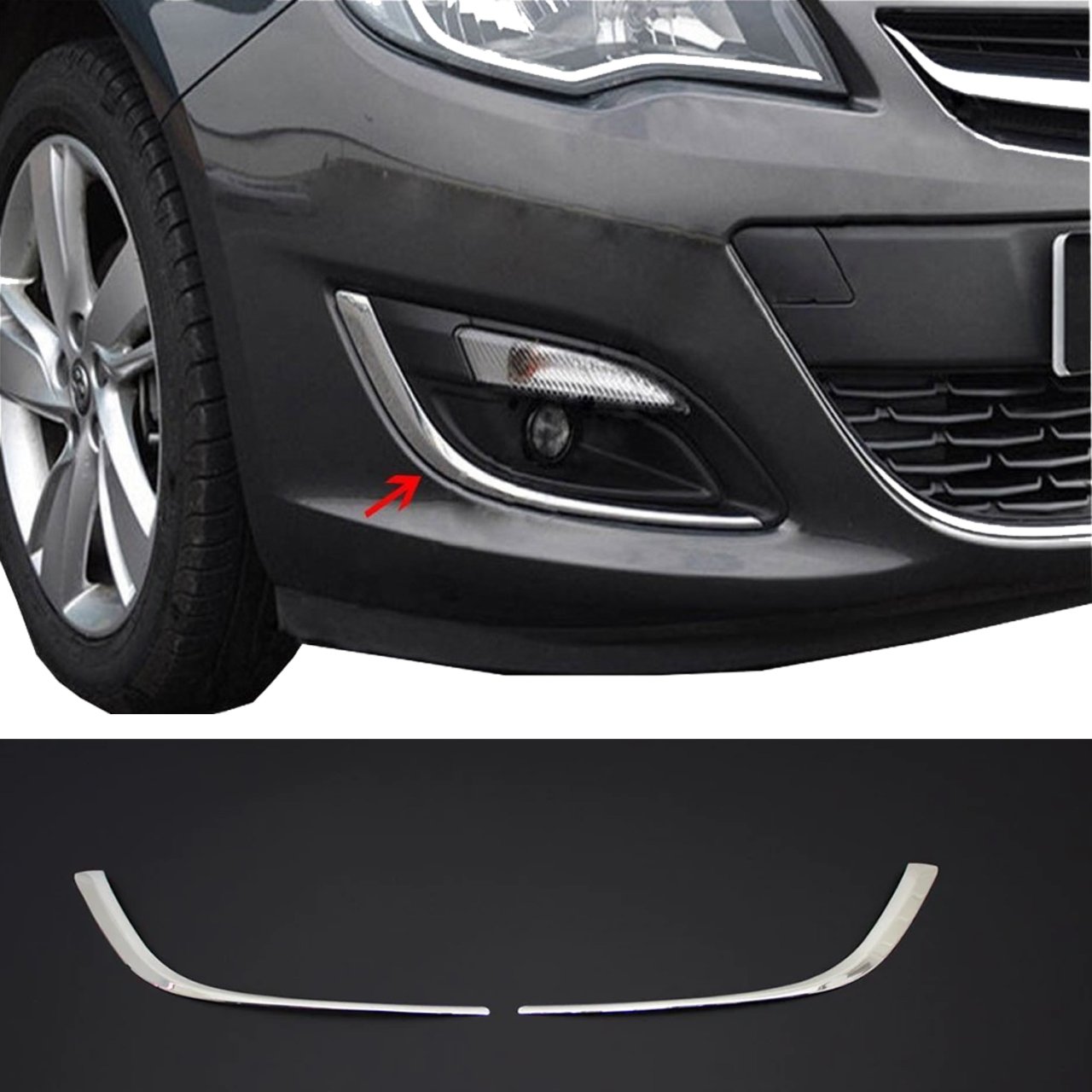 Opel Astra J Sis Çerçevesi Kromu Nikelajı