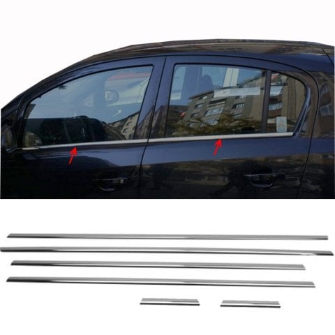 Opel Corsa D Alt Cam Çıtası Kromu Nikelajı