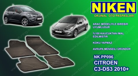Citroen C3 -DS3 Paspas Alman Malı 2010-2015