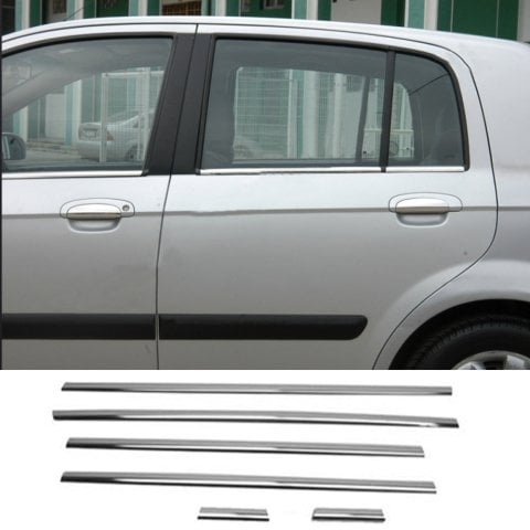 Hyundai Getz Alt Cam Çıtası Kromu Nİkelajı