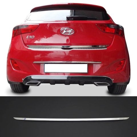 Hyundai İ30 Bagaj Alt Çıtası Kromu Nikelajı 2013-2016
