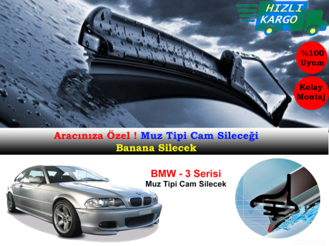 Bmw 3 Serisi E46 1998-2005 Muz Silecek Takımı