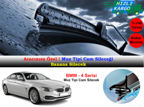 Bmw 4 Serisi F36 2013-2017 Muz Silecek Takımı